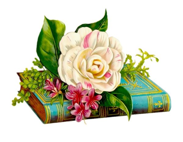 Винтажная открытка с днем рождения цветы