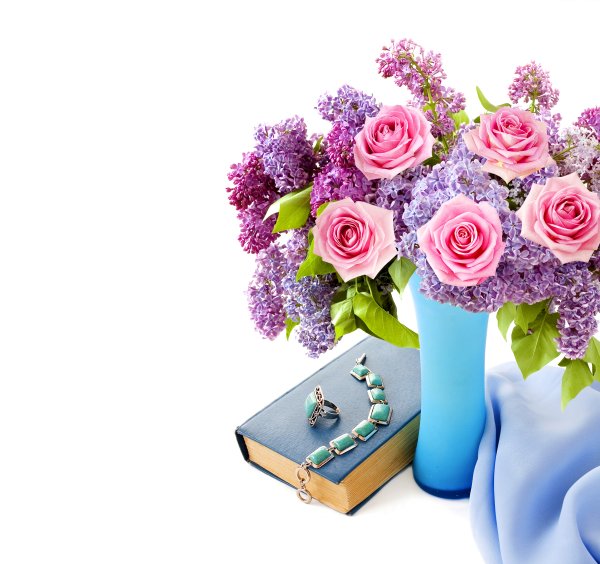 Красивые нежные цветы учителю