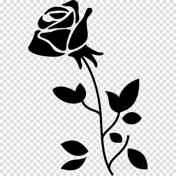 Цветок силуэт