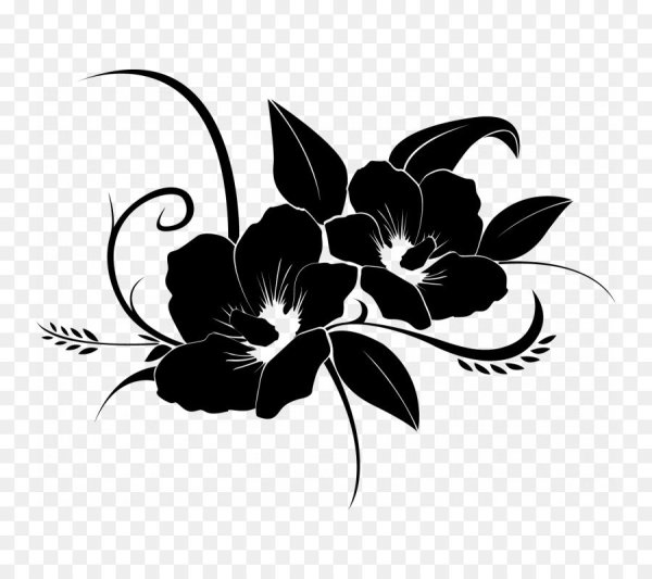 Трафареты цветов на стену