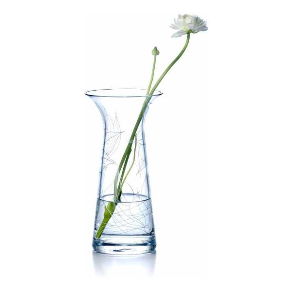 Дизайнерская ваза стеклянная с водой