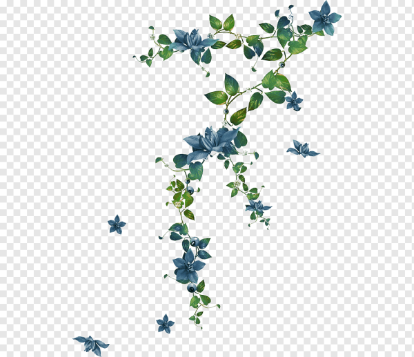 Вьющиеся цветы для фотошопа