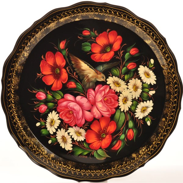 Роспись подносов Жостово