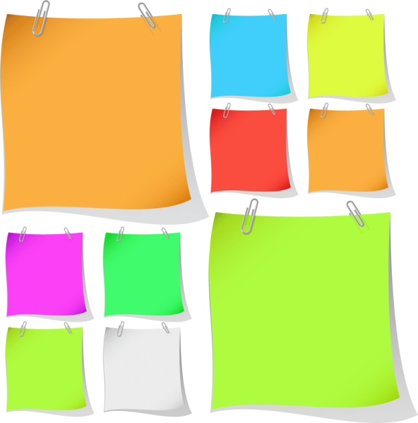 Цветные Стикеры фон