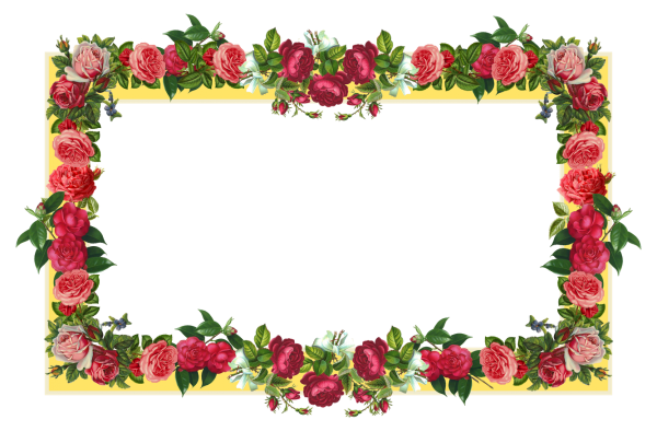 Цветочное обрамление