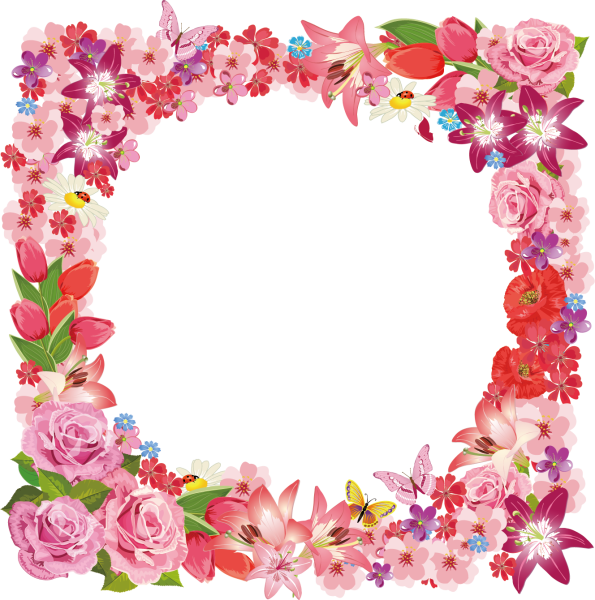 Рамка из цветов