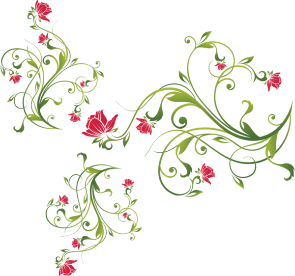 Орнамент цветы