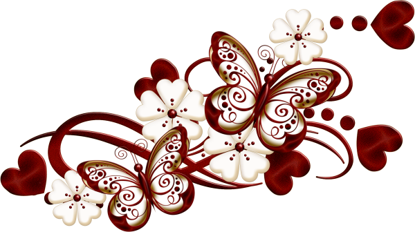 Красивый орнамент на белом фоне