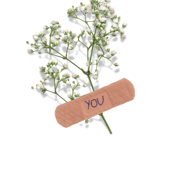 Пластырь с цветочками