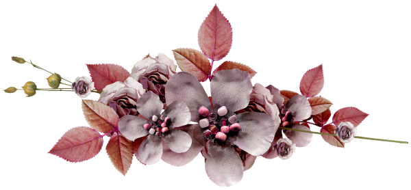 Веточка из цветов