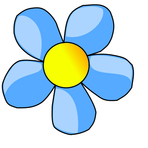 Цветочки мультяшные