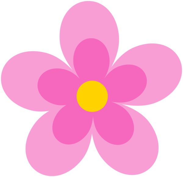 Цветы мультяшные