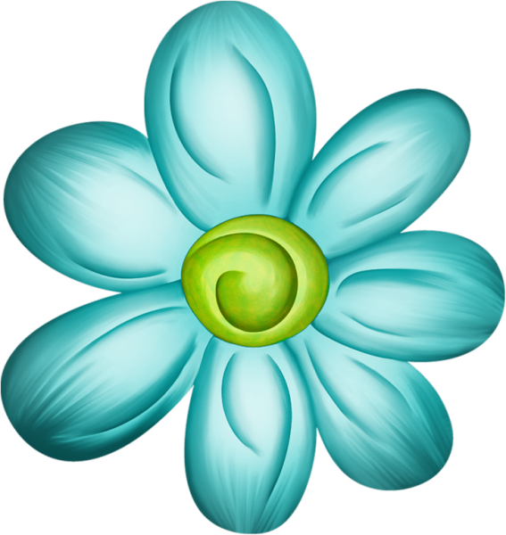 Цветы мультяшные