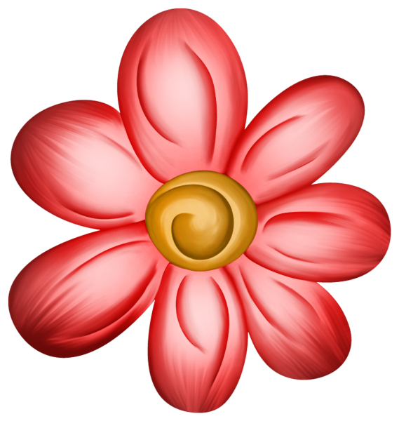 Цветы мультяшные