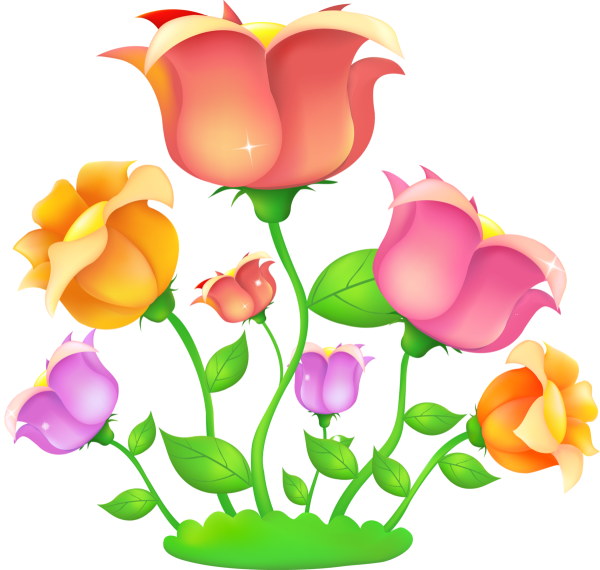 Цветочек мультяшный