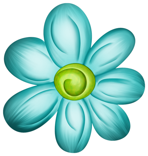 Цветочки мультяшные