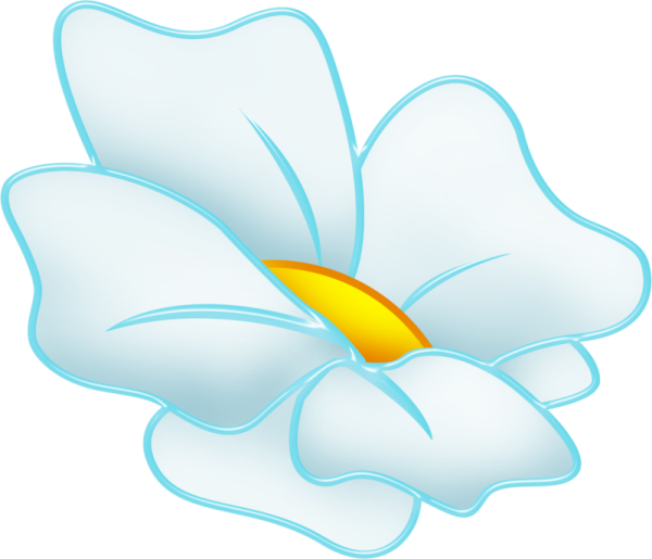 Цветок мультяшка