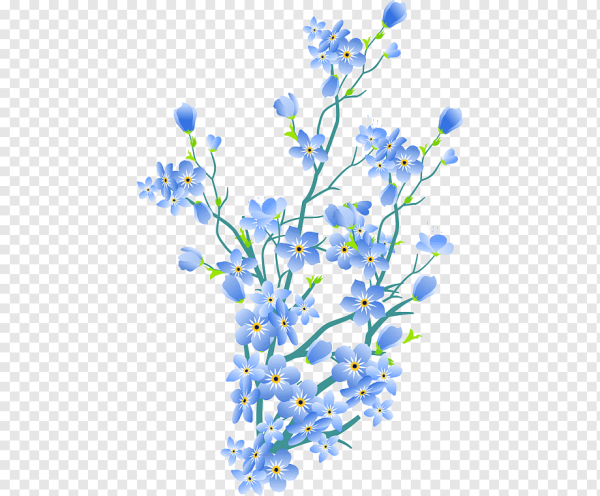 Ветка незабудки