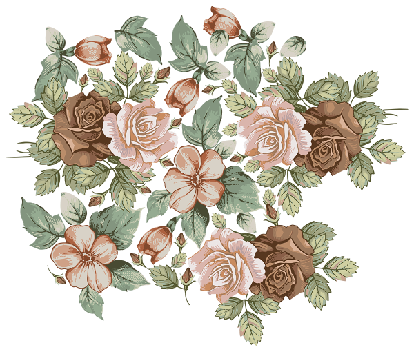 Ретро цветы