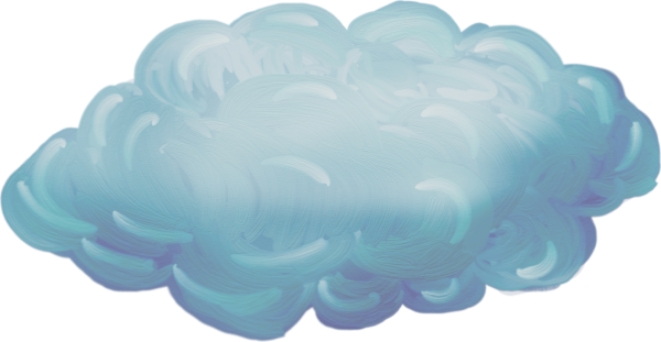 Туча на белом фоне