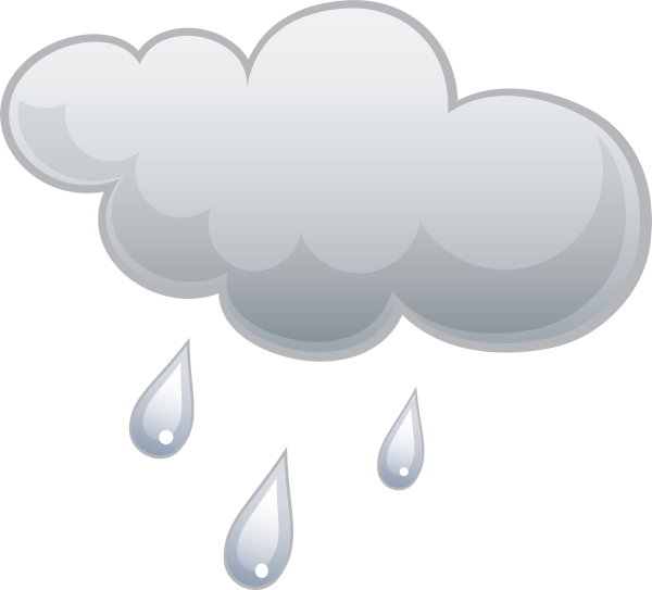 Тучка на белом фоне