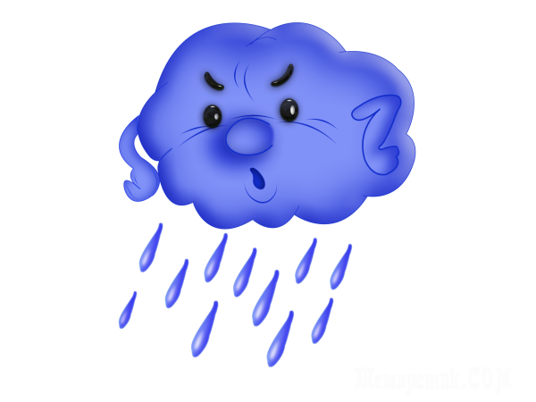 Туча картинка для детей