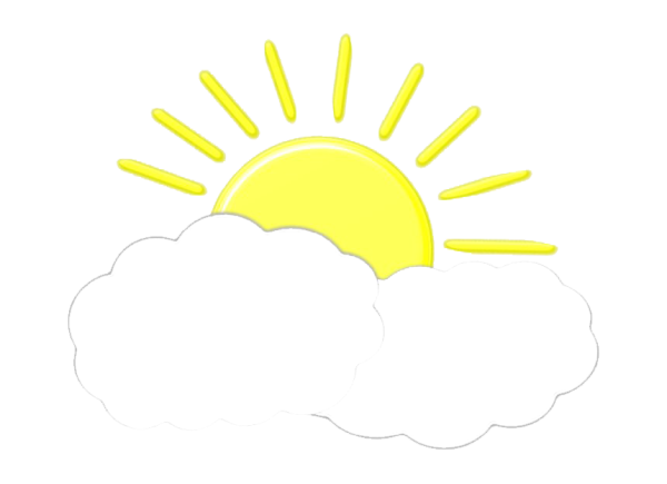 Солнышко и тучка