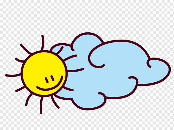Солнышко с облачком