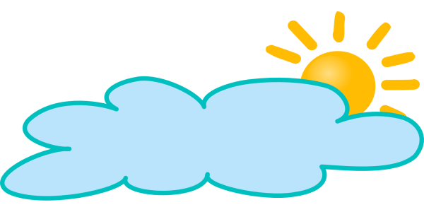 Солнышко с Тучкой на прозрачном фоне