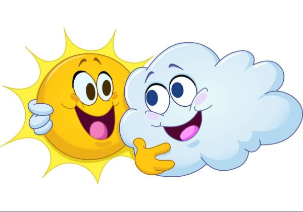 Солнышко с облачком