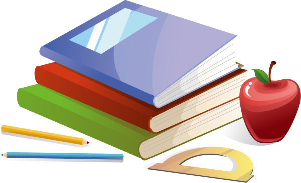 Школьный клипарт на прозрачном фоне