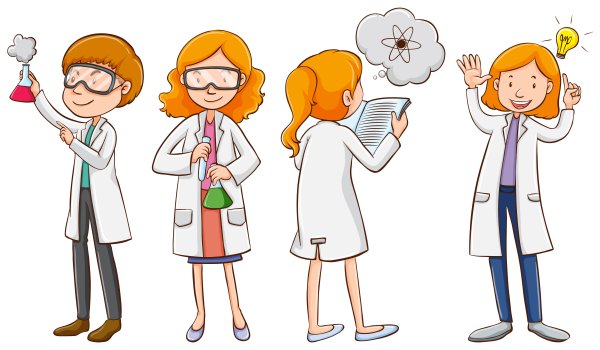 Ученый иллюстрация