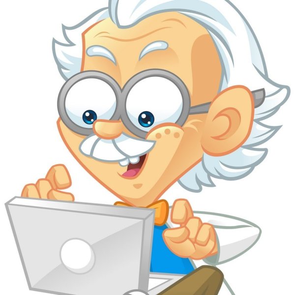 Ученый мультяшный