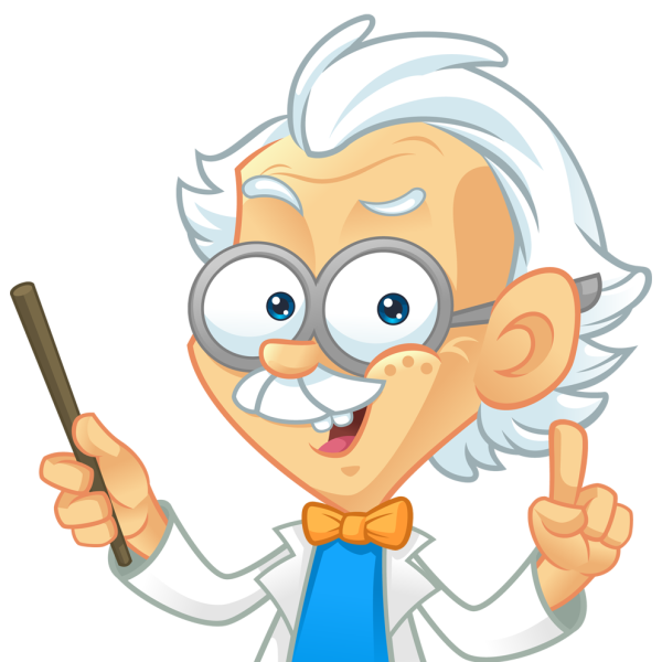 Ученый с указкой