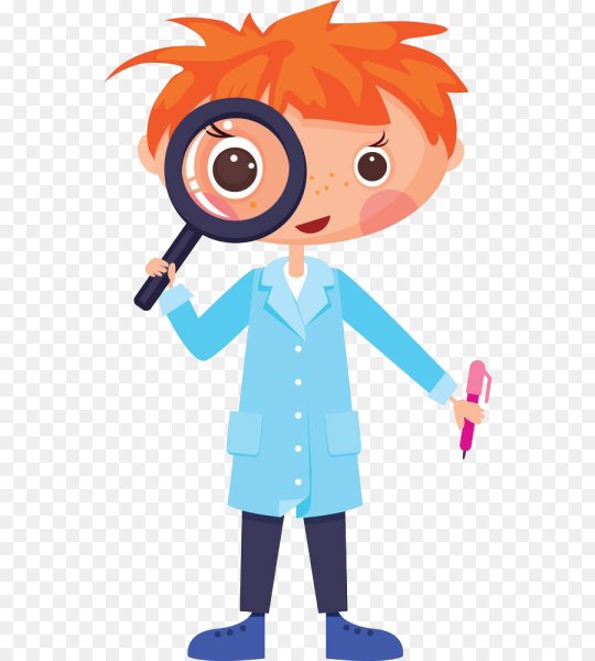 Ученый мультяшный