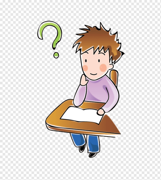 Ученик думает