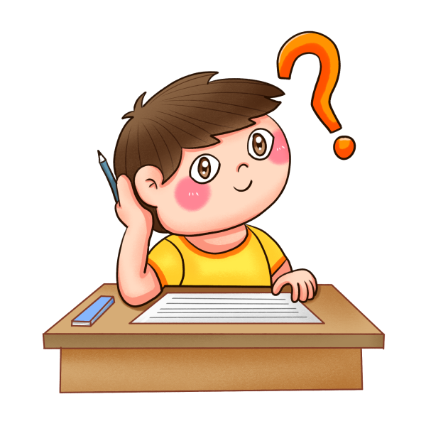 Ученик думает