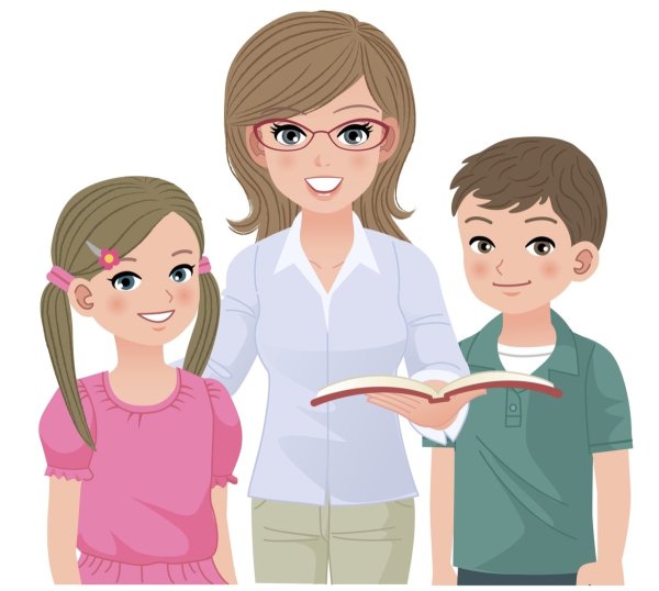 Учитель и ученики клипарт