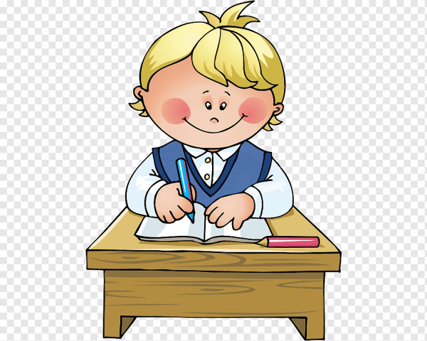 Школьник рисунок