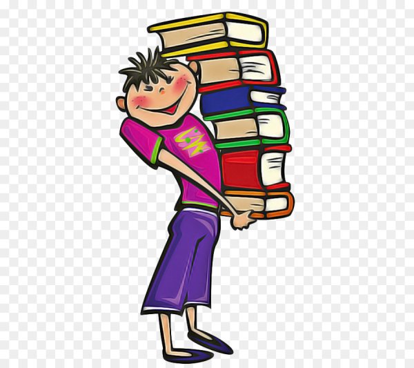 Человечек в библиотеке