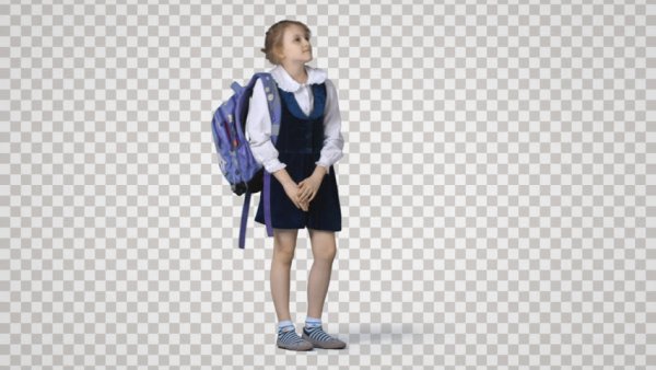 Школьник без фона