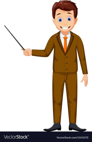 Учитель мужчина с указкой