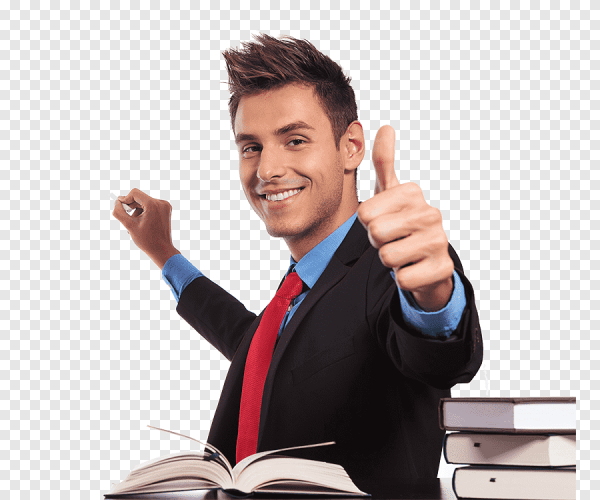 Преподаватель мужчина на белом фоне