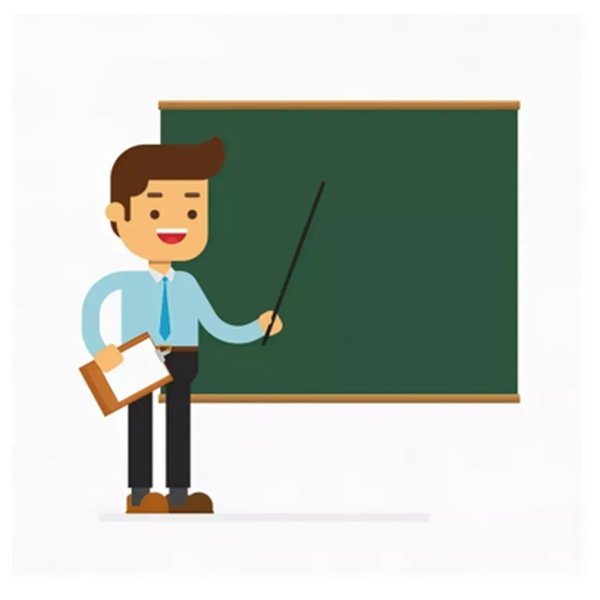 Мальчик у доски с указкой