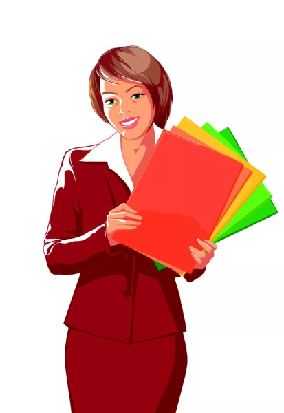 Учитель с книгой на белом фоне