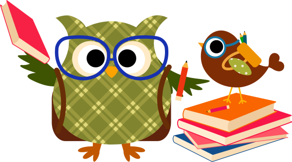 Сова с книгой