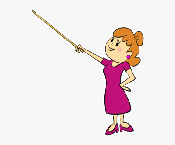 Человек с указкой