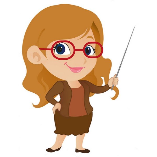 Учитель с указкой