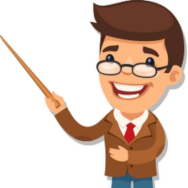 Учитель с указкой