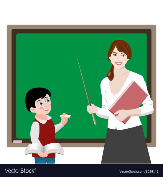 Преподаватель и ученики иллюстрация